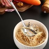 Multifunctional Stainless Steel Noodle Spoon – Pasta Strainer & Spaghetti Server