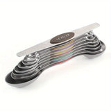 9-Piece Double-Head Stainless Steel Measuring Spoons | Magnetic -Engraved Scale