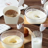Handheld Electric Egg Beater – Mini Battery-Powered Milk Frother & Coffee Mixer