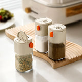 180ml Press-Type Glass Seasoning Pot – Quantitative Salt & Spice Dispenser