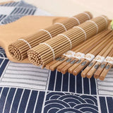 9-Piece DIY Sushi Maker Kit – Bamboo Rice Molds & Cooking Tools