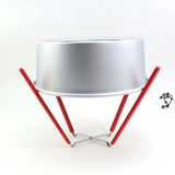 Stainless Steel Cooling Rack with Silicone Protection – Collapsible 4-Prong Cake Stand
