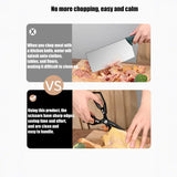Multifunctional Kitchen Scissors – Stainless Steel Chicken Bone Cutter & Bottle Opener