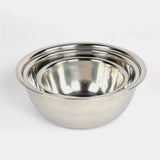 Scaled Stainless Steel Mixing Bowl – Whisking, Kneading, and Cooking Bowl for Baking & Salad