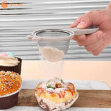 7.5cm Mini Fine Mesh Sieve – Stainless Steel Matcha & Coffee Strainer with Binaural Handle