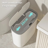 14L Smart Sensor Trash Can Wall Mounted – Waterproof Touchless Waste Bin for Bathroom & Kitchen