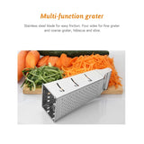 Stainless Steel 4-Sided Box Grater – Multipurpose Vegetable & Cheese Cutter