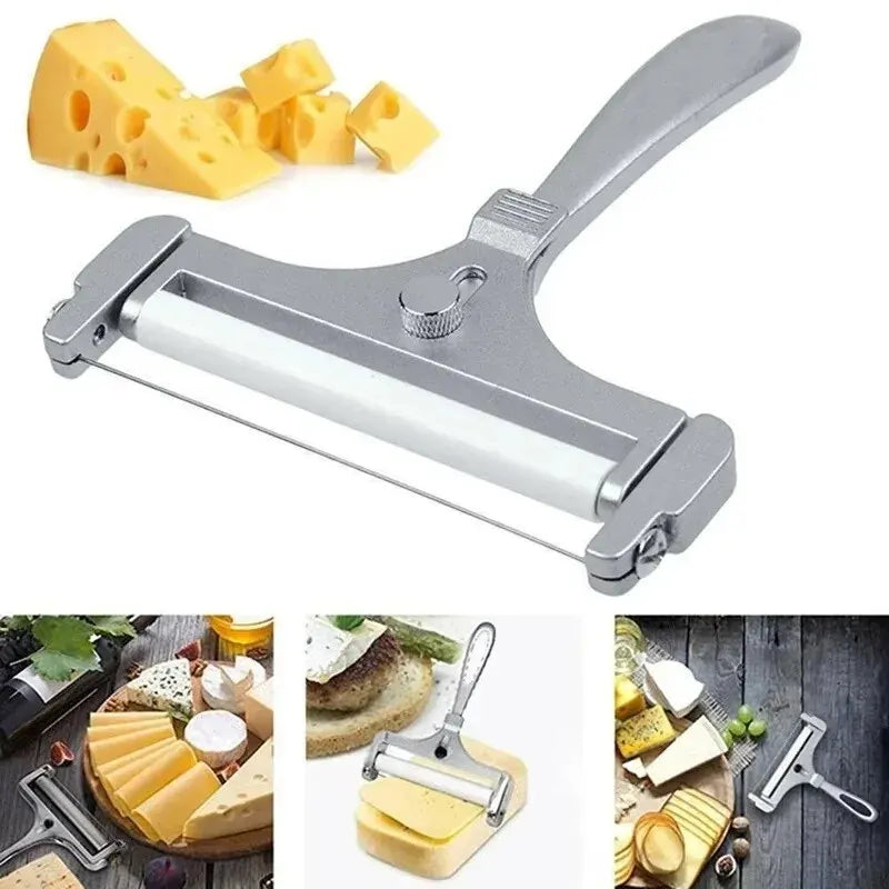 Stainless Steel Adjustable Cheese Slicer – Butter Cutter for Soft & Semi-Hard Cheese