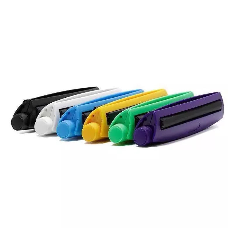 Plastic Hand Rolling Machine – 78/110mm Portable Crank Tobacco & Cigar Roller