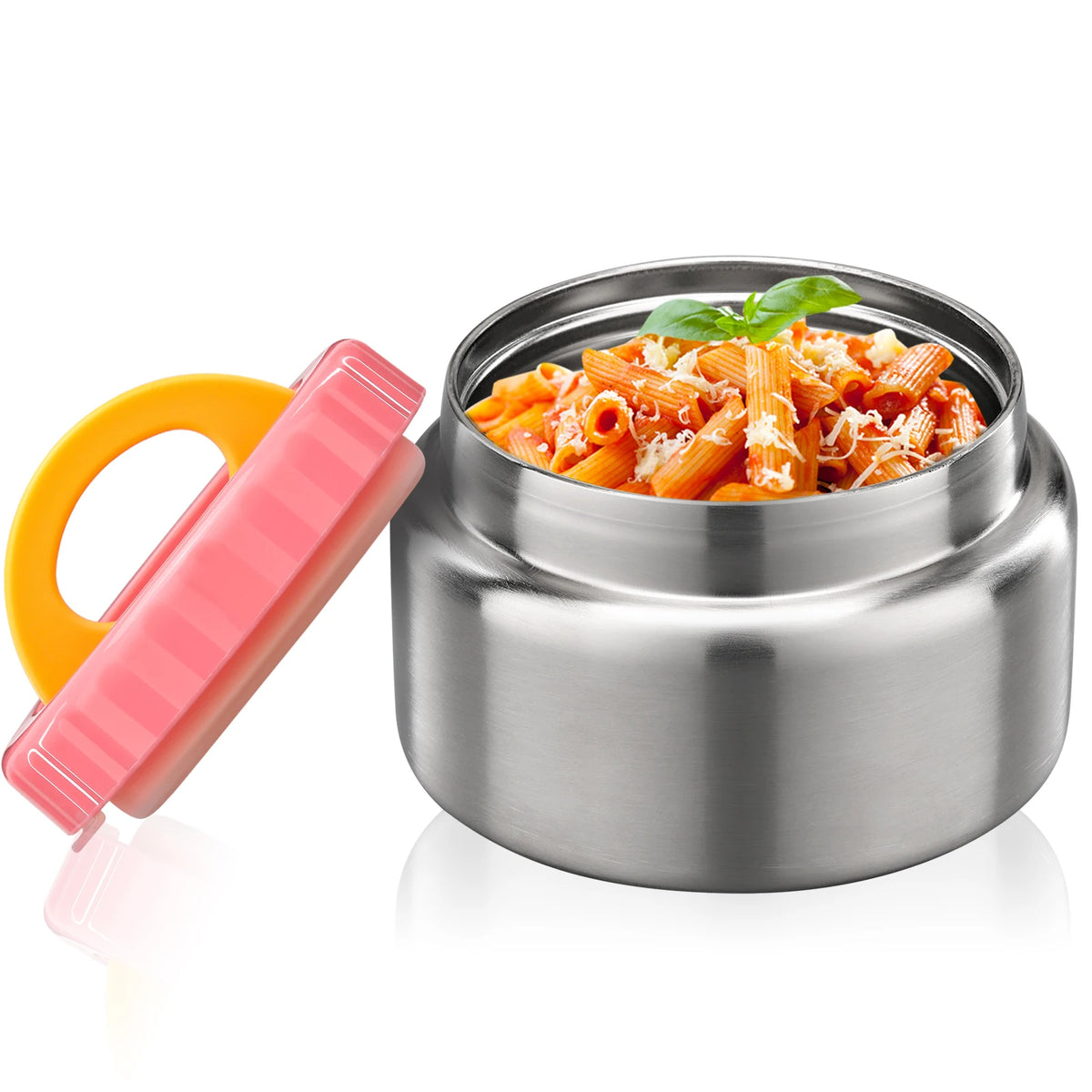 8oz Vacuum Insulated Food Jar – Wide Mouth Stainless Steel Thermo for Hot & Cold Food, Leak-Proof Kids Lunch Container