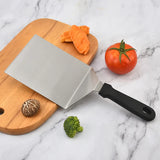 Stainless Steel Cooking Scraper Spatula – Heavy-Duty BBQ & Griddle Turner