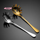 Multifunctional Stainless Steel Noodle Spoon – Pasta Strainer & Spaghetti Server