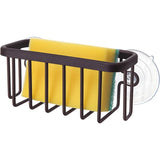 Suction Cup Sponge Holder – Stainless Steel Wall-Mounted Kitchen & Bathroom Sink Organizer