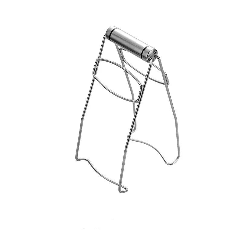 Stainless Steel Serving Tray Tongs – Heat-Resistant Plate & Pot Clamp