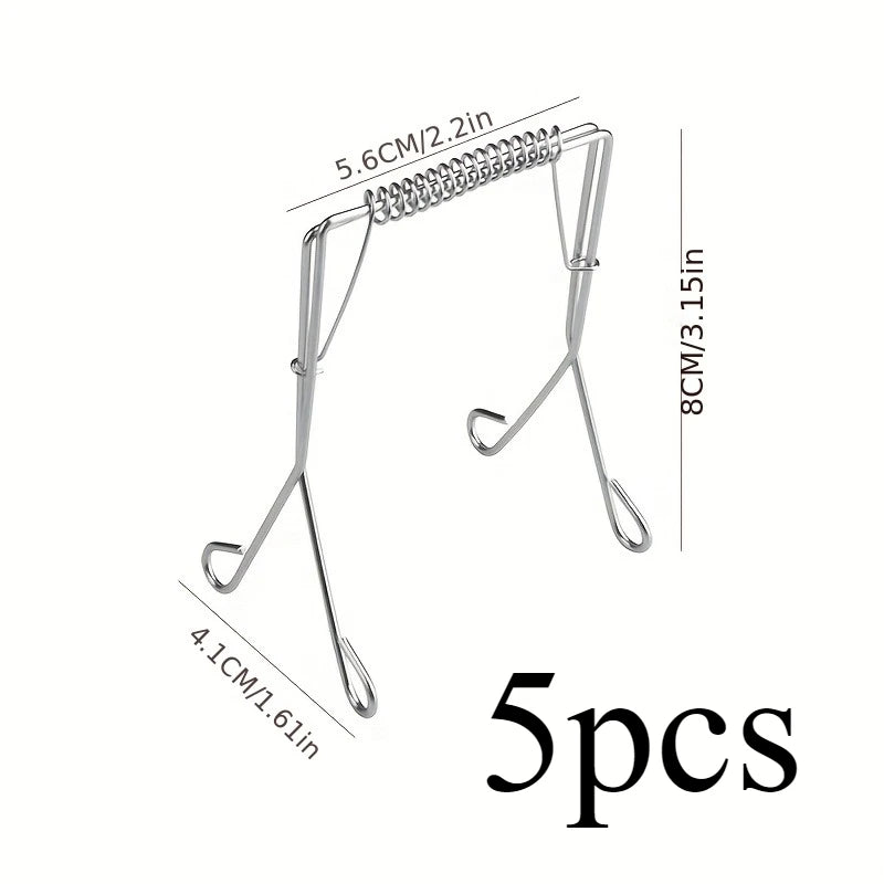 Stainless Steel Cabbage & Leafy Vegetable Clamp – Heavy-Duty Multi-Grip Cooking Tool