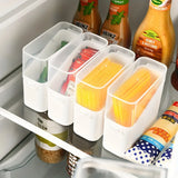 Japanese Style Tilted Transparent Lid Storage Box – Cheese, Tea, Coffee & Small Item Organizer