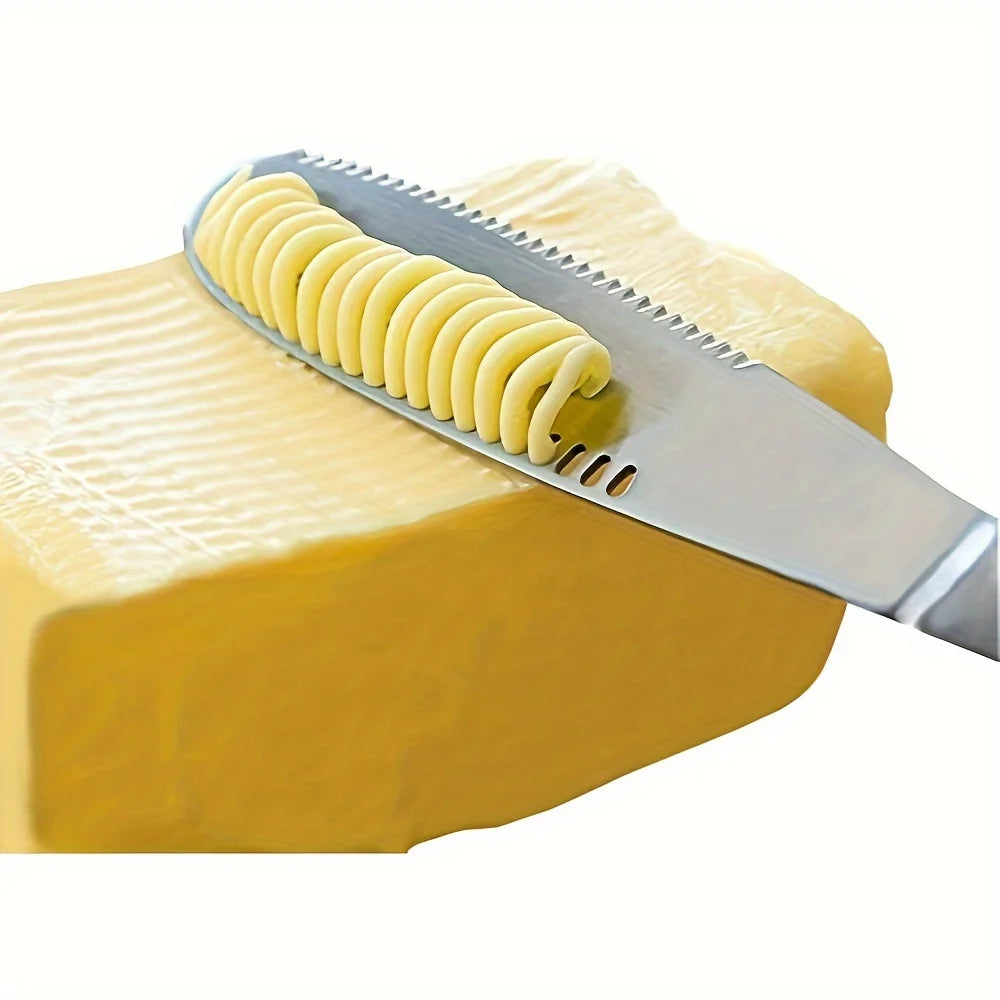 Stainless Steel Butter & Cheese Spreader – Reusable Metal Knife