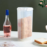 Clear Airtight Bread Loaf Container – Tall Bread Box with Lid for Fresh Storage