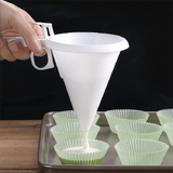 Adjustable Handheld Baking Funnel – Cream, Batter & Chocolate Dispenser for Pastry, Cupcakes & Pancakes