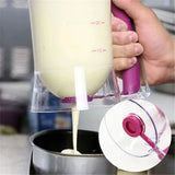 900ml Batter Dispenser – Pancake, Cookie & Cake Batter Squeezer with Measuring Labels