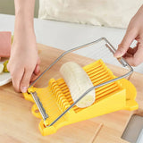 Stainless Steel Luncheon Meat & Egg Cutter – Multi-Function Fruit and Food Slicer