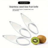 Stainless Steel Kiwi Knife – Easy Tool for Digging, Peeling & Scooping Fruits