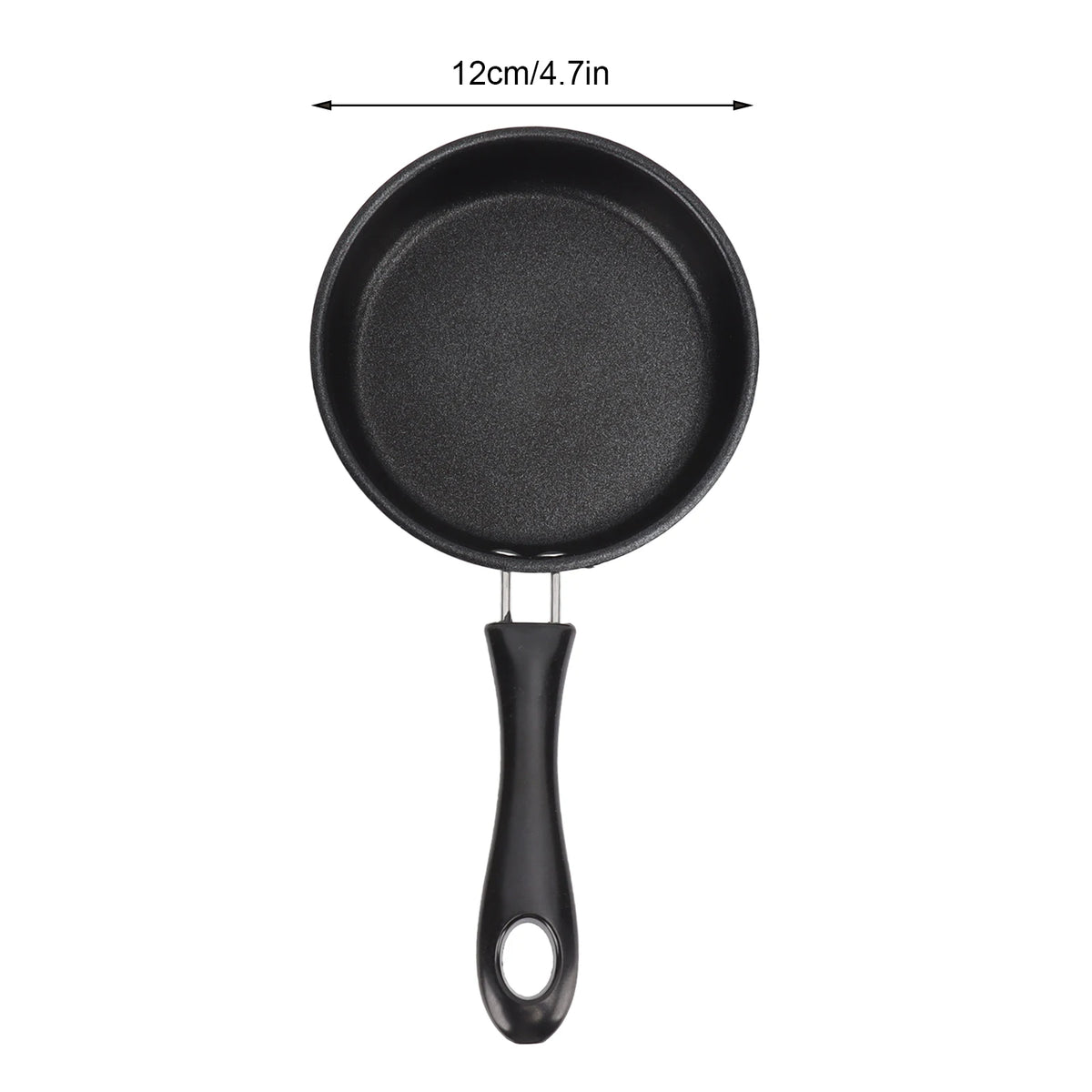 Mini Non-Stick Stainless Steel Frying Pan – 12–20cm Omelet & Egg Pan for Gas & Induction