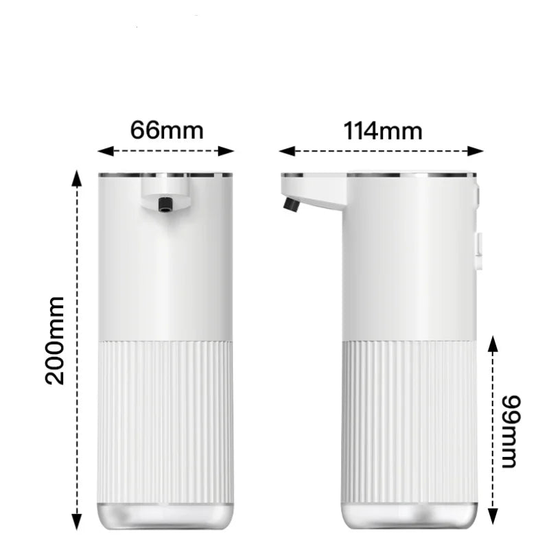 HQ Automatic Soap Dispenser – 360ML Touchless Foam Dispenser with Type-C Charging