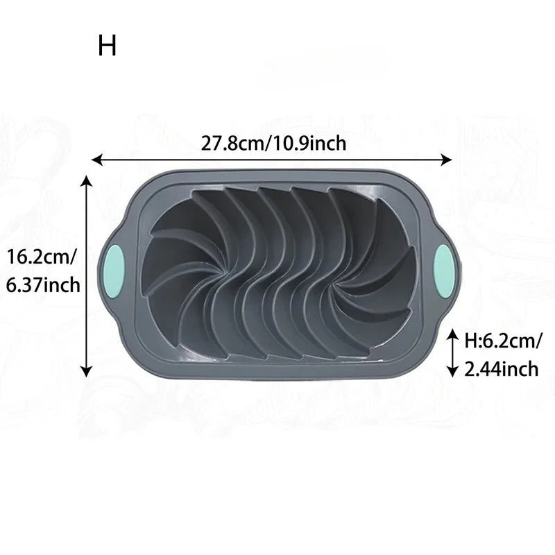 Silicone Bakeware Set – Versatile Flower & Assorted Shape Molds