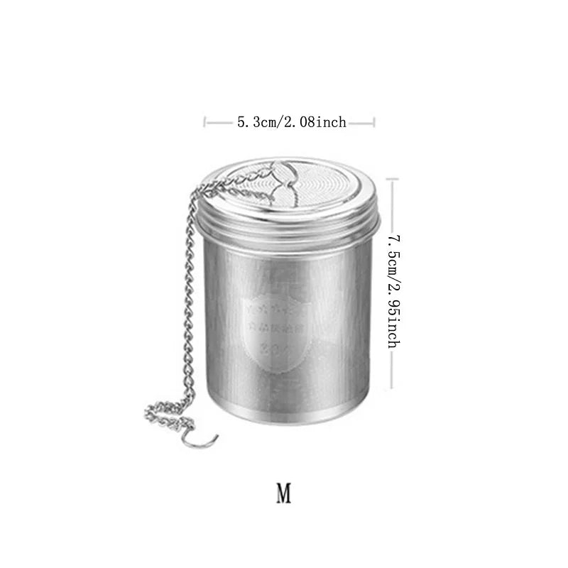 304 Stainless Steel Tea Strainer – Reusable Mesh Herbal & Spice Filter