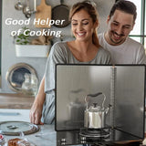 Foldable Stainless Steel Splatter Guard – Oil Splash Protection for Frying