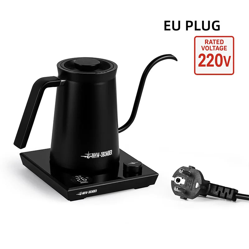 MHW-3BOMBER Smart Electric Coffee Kettle – Precise Temperature Control Gooseneck Kettle for Pour-Over Coffee
