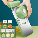 7-in-1 Multi-Function Vegetable & Fruit Cutter – Grater, Slicer & Peeler Kitchen Tool