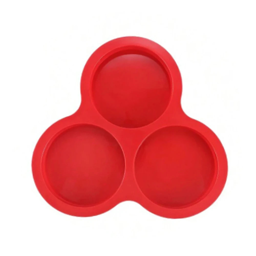 Silicone Egg Mold Air Fryer Pan – Reusable 3-Cavity Muffin & Baking Mold
