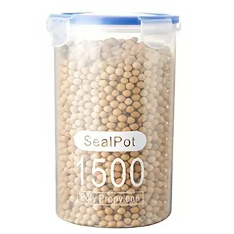 Plastic Grain Storage Tank – Airtight Food Storage Jar for Home Kitchen Organization