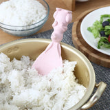 Straw Rabbit Rice Spoon – Creative Standing Cartoon Rice Spatula