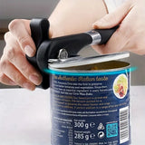 Manual Safety Multi-Function Can Opener – Stainless Steel Side Cutting Kitchen Tool