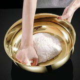 Stainless Steel Large Mixing Bowl – Multi-Purpose Kitchen Bowl for Dough, Salads & Vegetables
