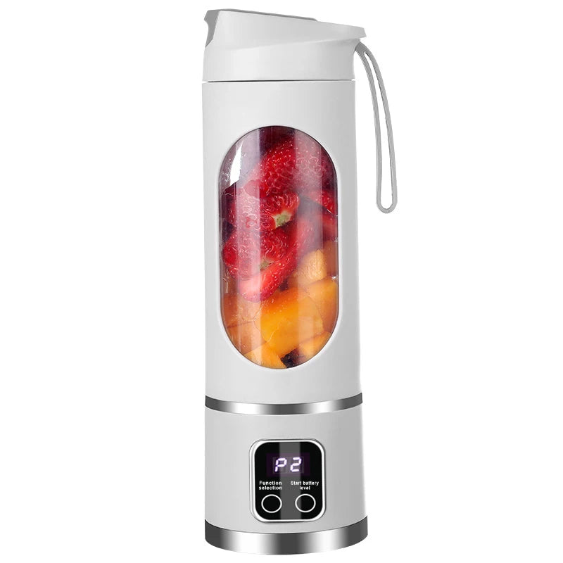 NEW 450ml Portable Electric Juicer – Mini USB Travel Blender for Smoothies & Fresh Juice