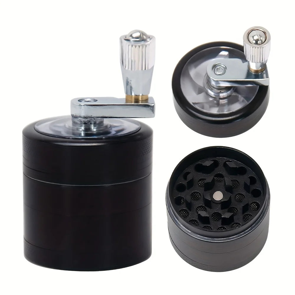 Manual Nut & Hard Spice Grinder – Stainless Steel Crusher for Nutmeg, Ginger & Peppercorn