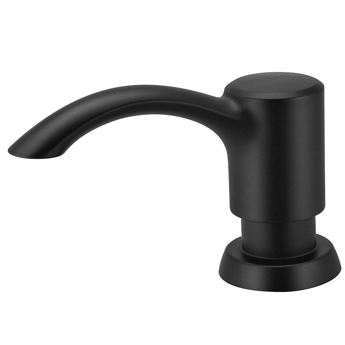 Samodra Nickel Soap Dispenser – 360ml Black Kitchen Sink Liquid Soap Pump